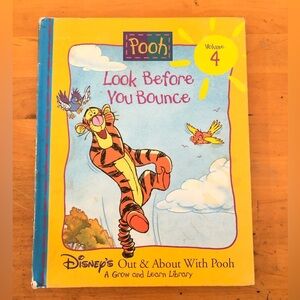 vtg Disney Children's Book Look before you Bounce 1996